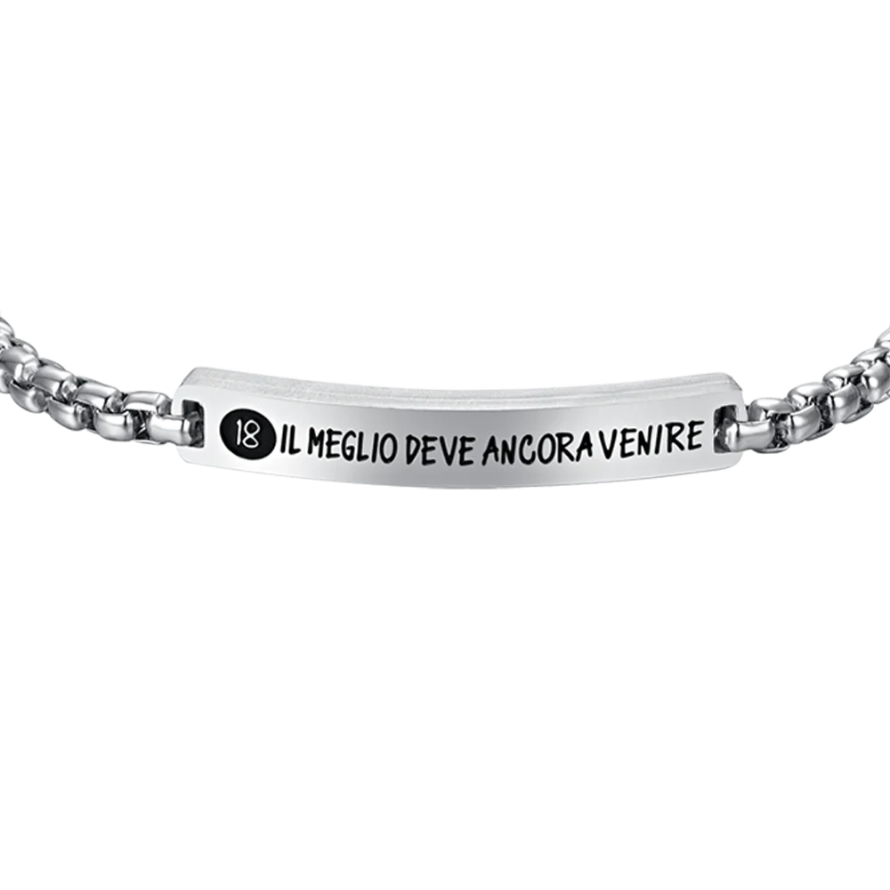 Bracciale Uomo in acciaio Luca Barra-BA1665