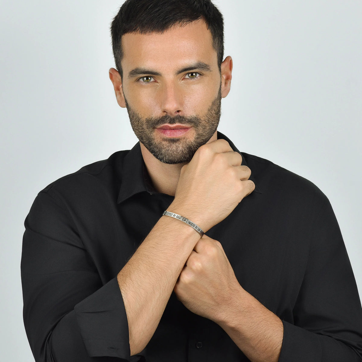 Bracciale in acciaio Luca Barra-BA1668