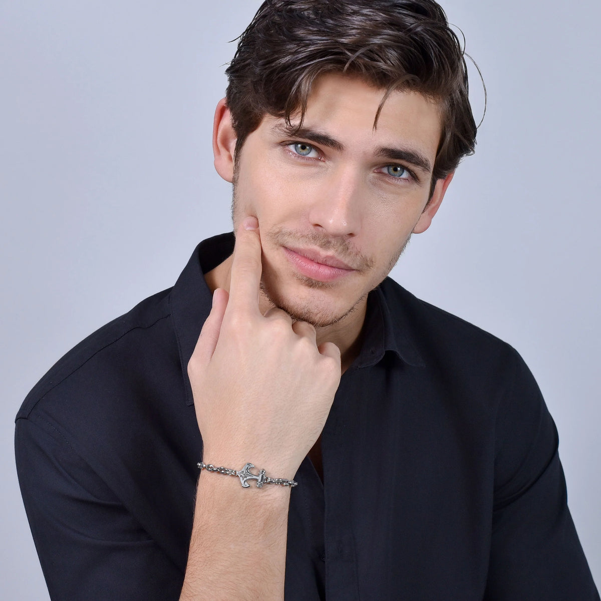 Bracciale in acciaio Luca Barra-BA1711