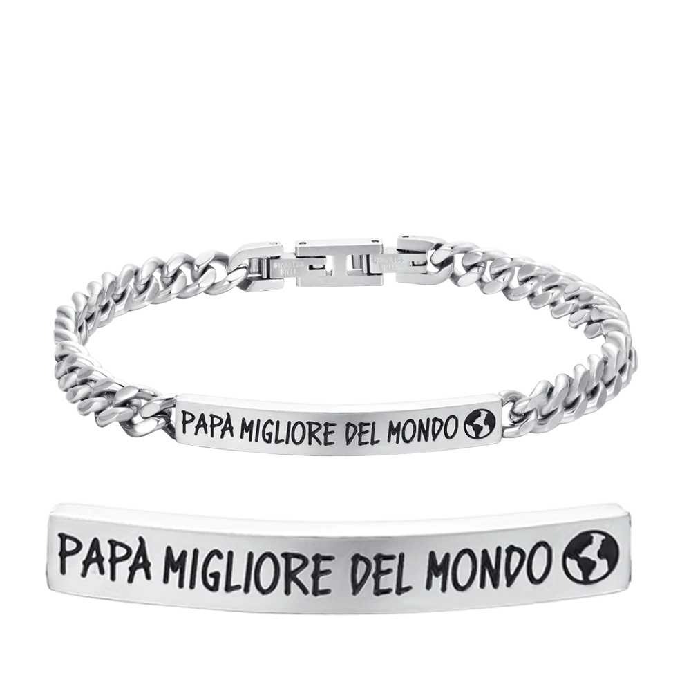 Bracciale in acciaio Luca Barra-BA1716