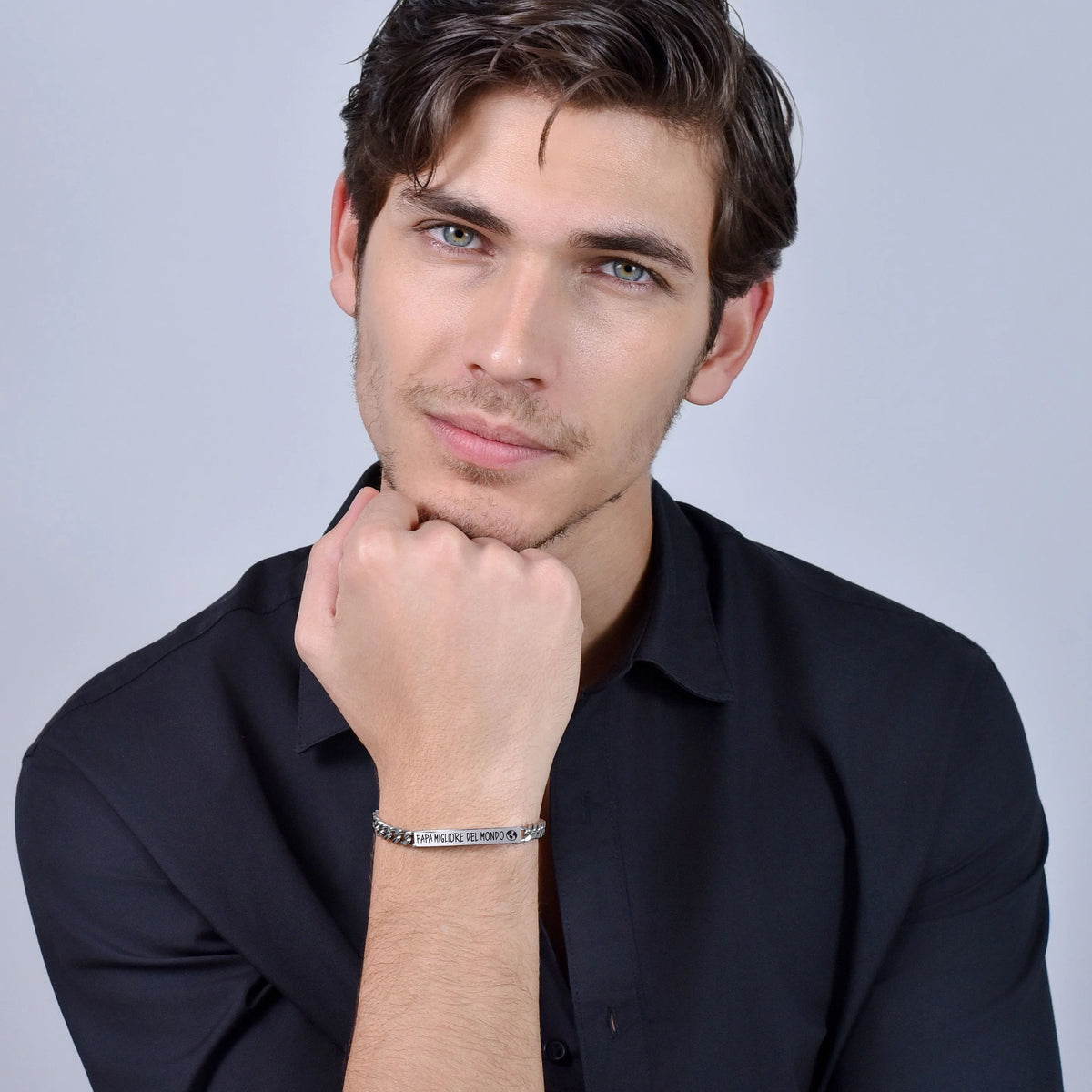 Bracciale in acciaio Luca Barra-BA1716