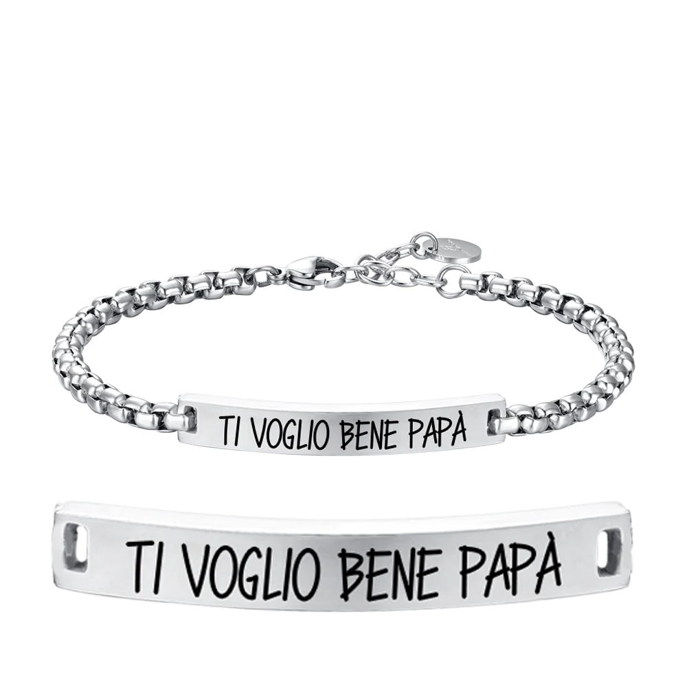 Bracciale in acciaio Luca Barra-BA1719