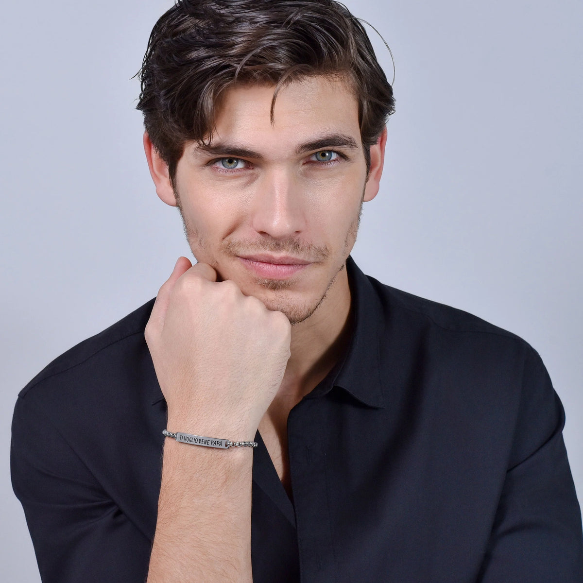 Bracciale in acciaio Luca Barra-BA1719