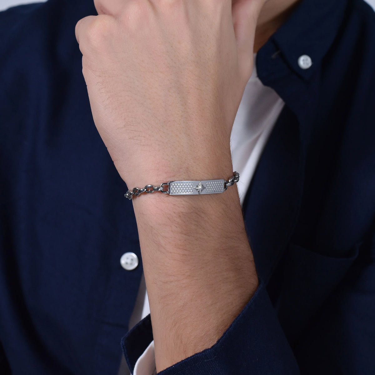 Bracciale in acciaio Luca Barra-BA1720