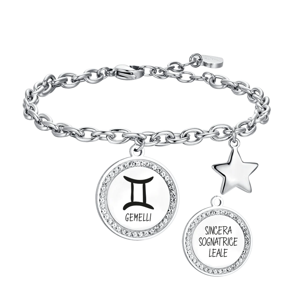 Bracciale in acciaio Luca Barra-BK2543