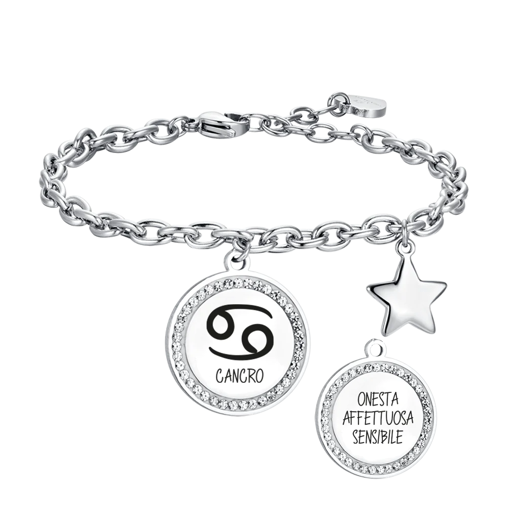 Bracciale in acciaio Luca Barra-BK2544