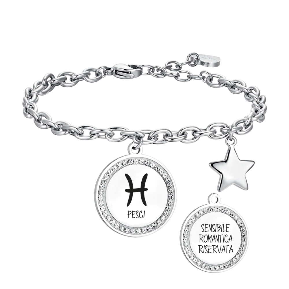 Bracciale in acciaio Luca Barra-BK2552