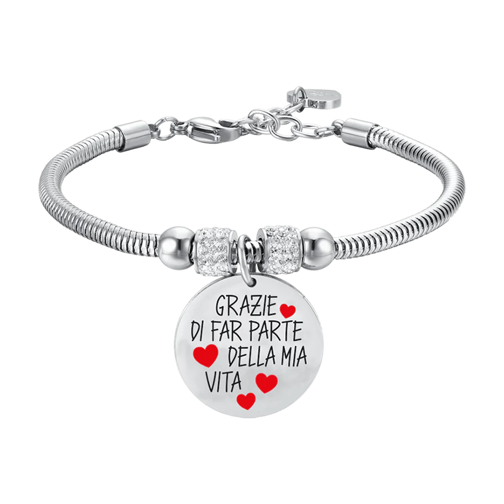 Bracciale in acciaio Luca Barra-BK2568