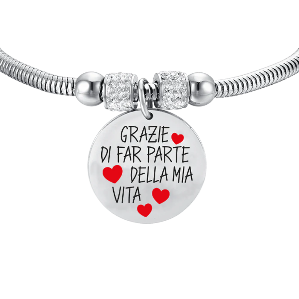 Bracciale in acciaio Luca Barra-BK2568