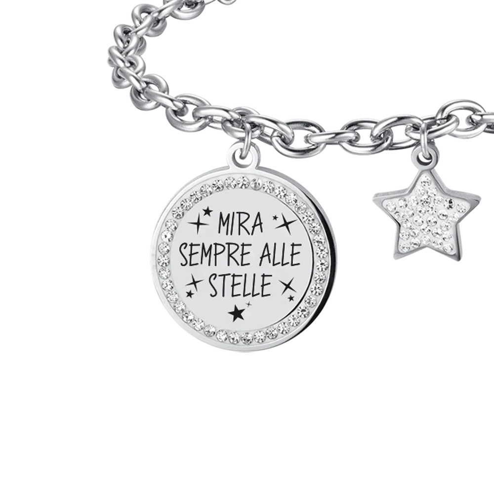 Bracciale in acciaio Luca Barra-BK2570