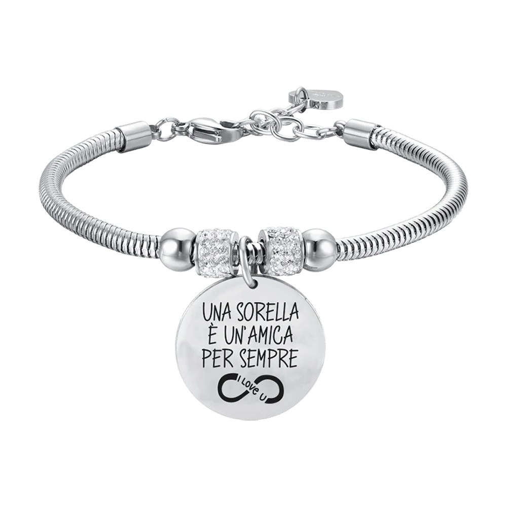 Bracciale in acciaio Luca Barra-BK2574