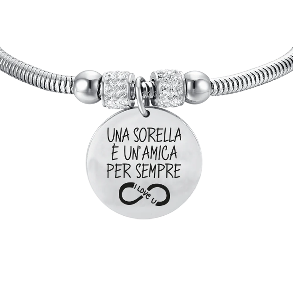Bracciale in acciaio Luca Barra-BK2574
