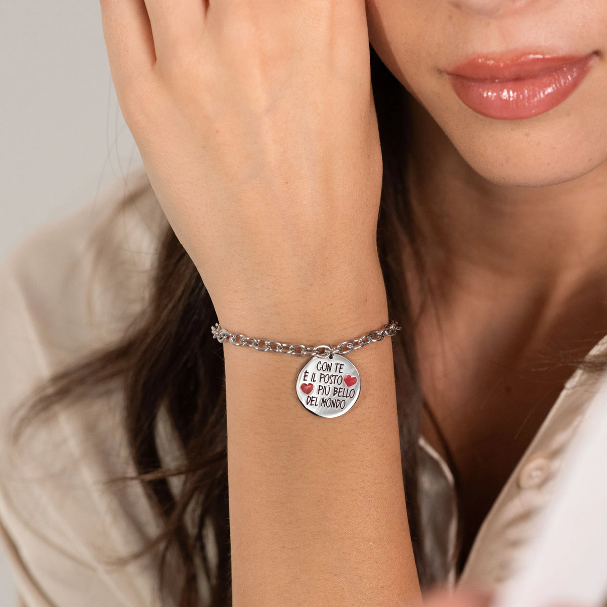 Bracciali in acciaio Luca Barra-BK2585