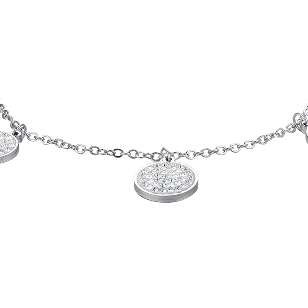 Bracciale in acciaio Luca Barra BK2587 Gioielleria Nasi