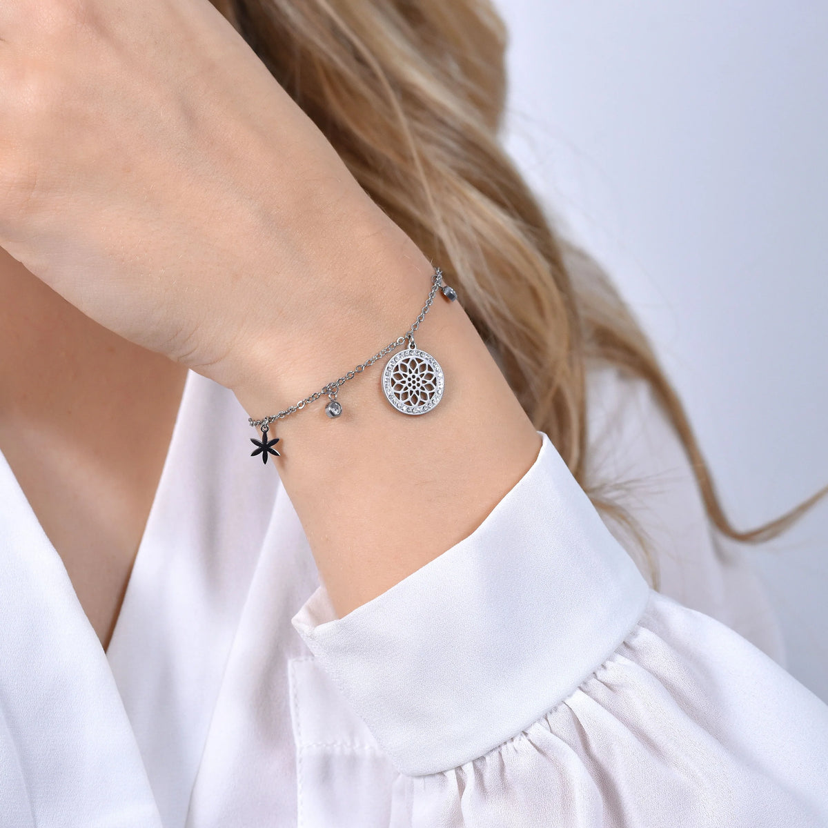 Bracciale in acciaio Luca Barra-BK2602