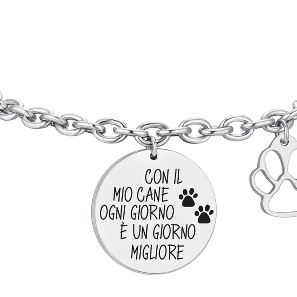 Bracciale in acciaio Luca Barra-BK2646