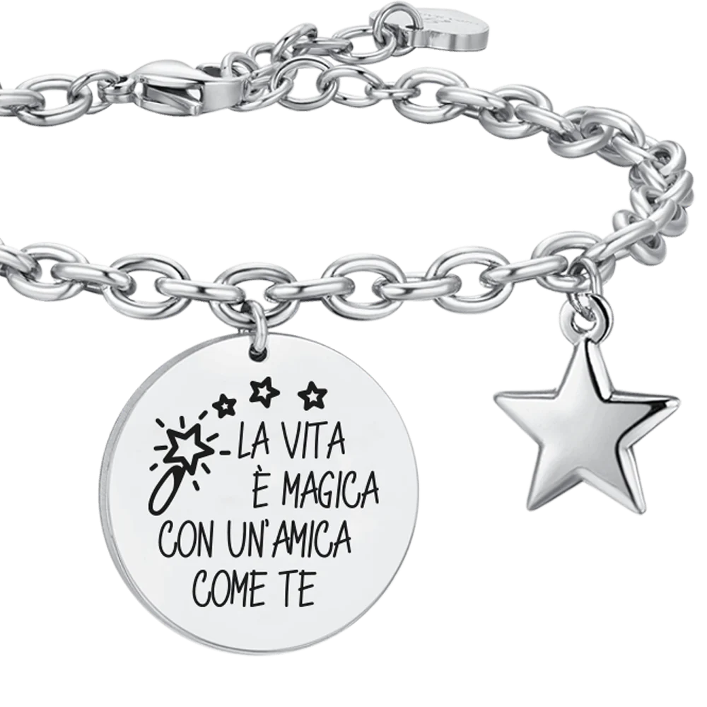 Bracciale in acciaio Luca Barra-BK2718