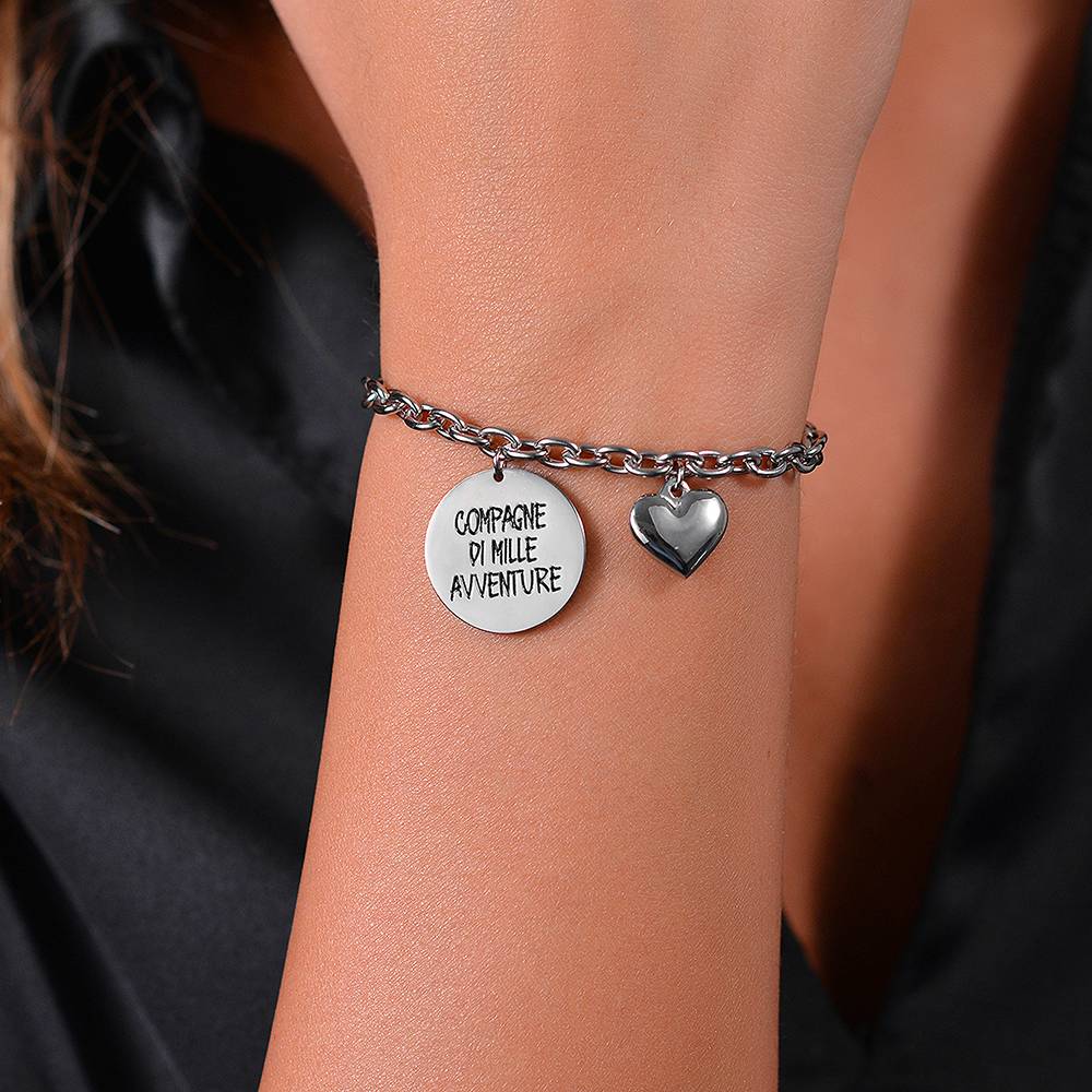 Bracciale in acciaio Luca Barra-BK2719