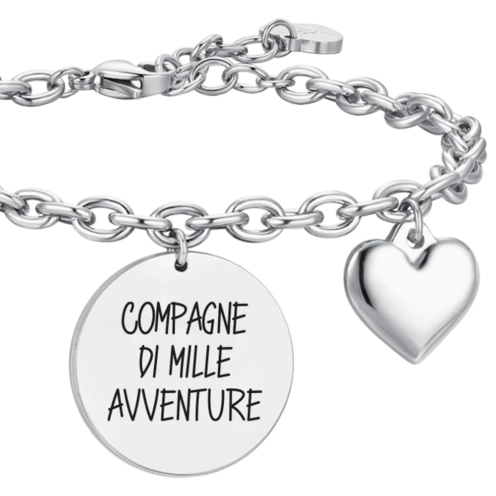 Bracciale in acciaio Luca Barra-BK2719