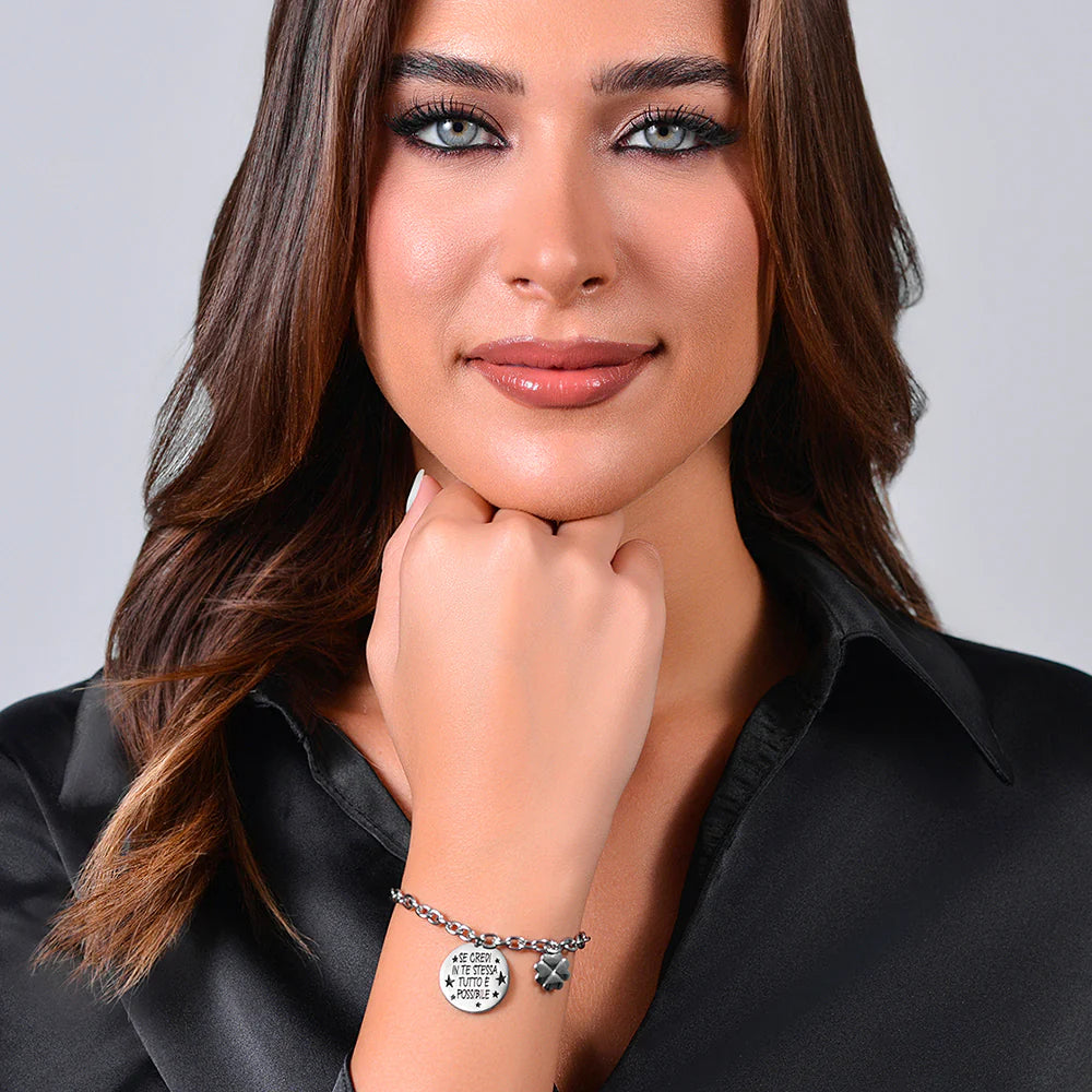 Bracciale in acciaio Luca Barra-BK2720