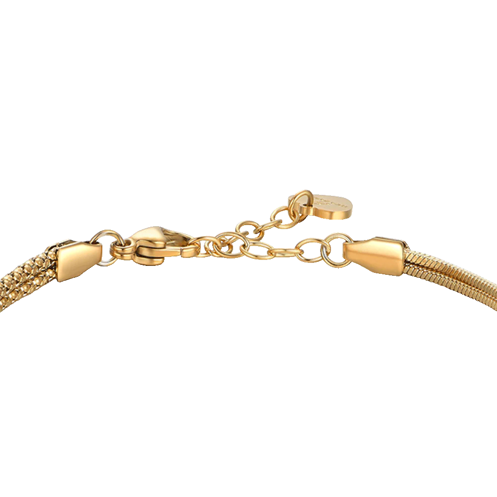 Bracciale Donna in acciaio Luca Barra ip Gold - Legami - BK2904