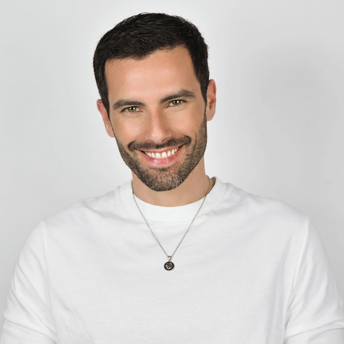 Collana in acciaio Luca Barra-CA460