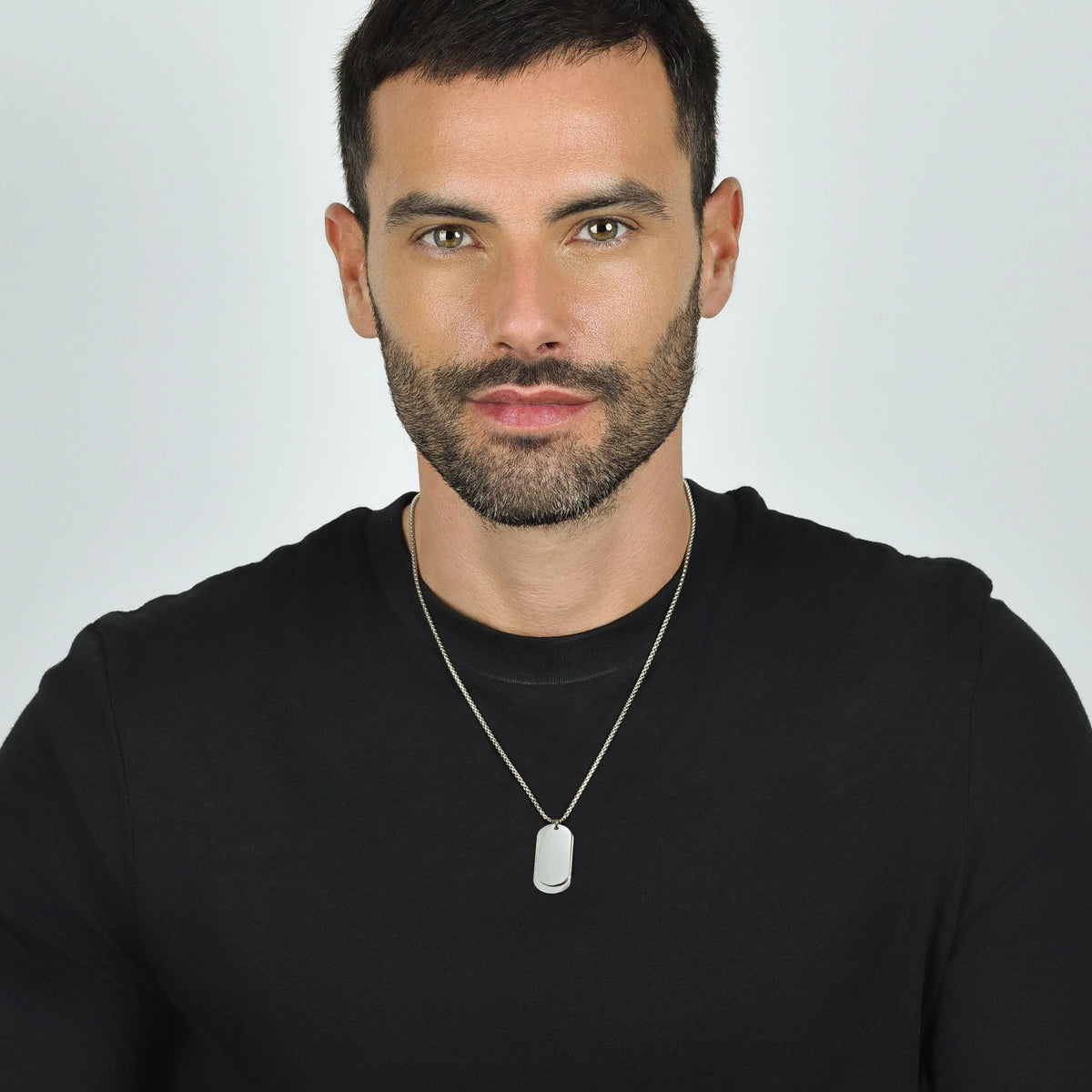 Collana in acciaio Luca Barra-CA473