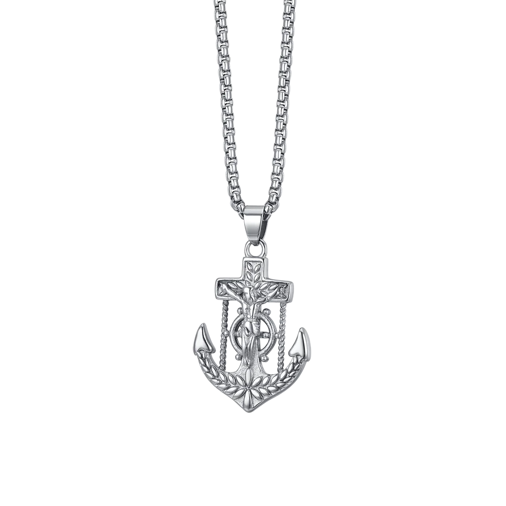 Collana in acciaio Luca Barra-CA478