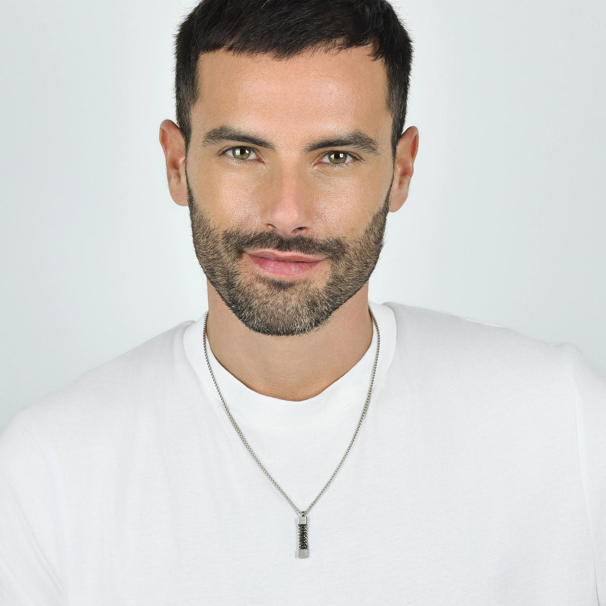 Collana in acciaio Luca Barra-CA483