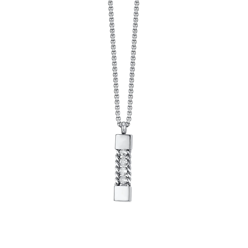 Collana in acciaio Luca Barra-CA484