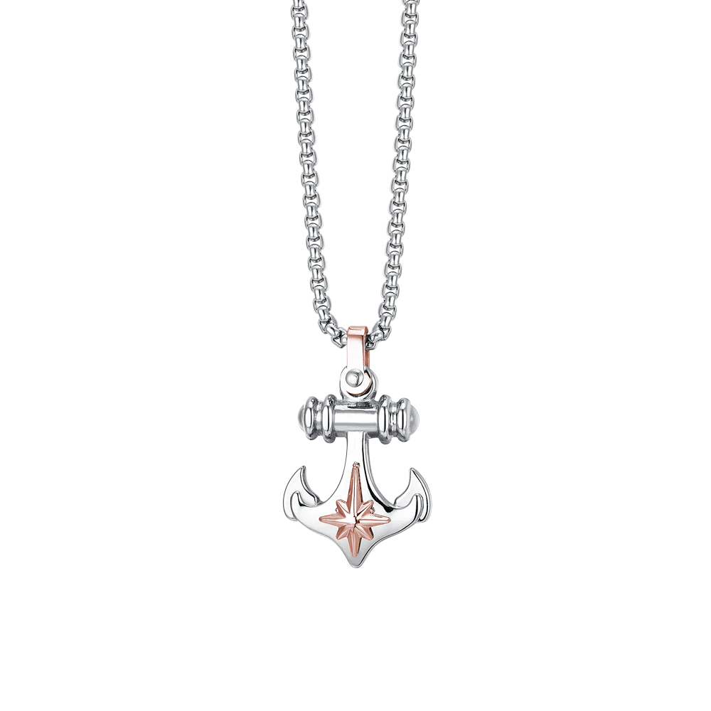 Collana in acciaio Luca Barra-CA489