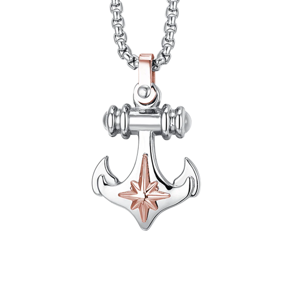 Collana in acciaio Luca Barra-CA489