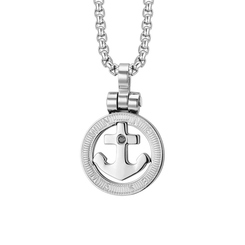 Collana in acciaio Luca Barra-CA491