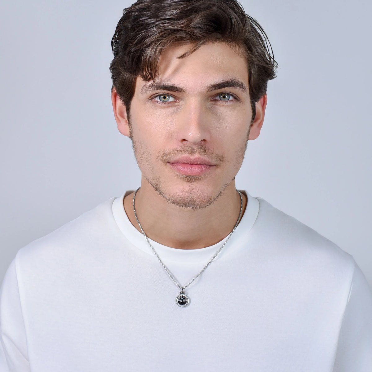 Collana in acciaio Luca Barra-CA492