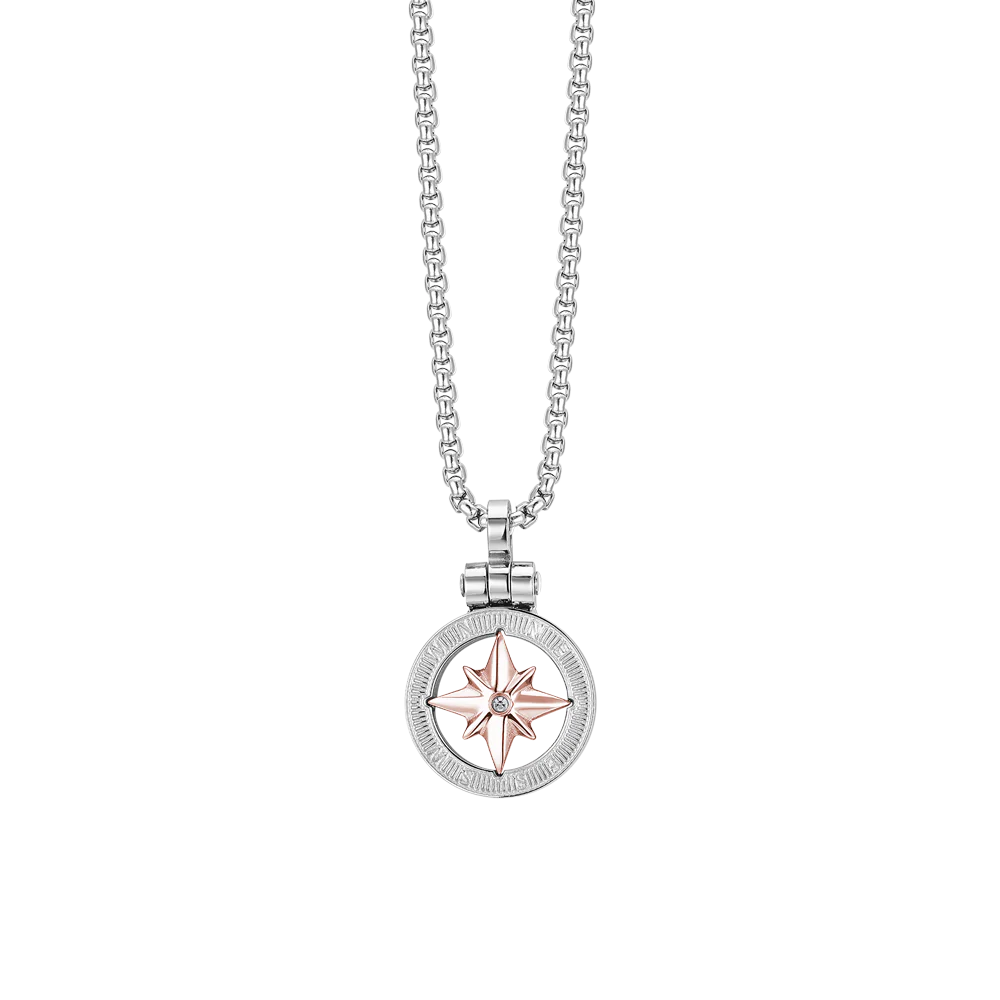 Collana in acciaio Luca Barra-CA494