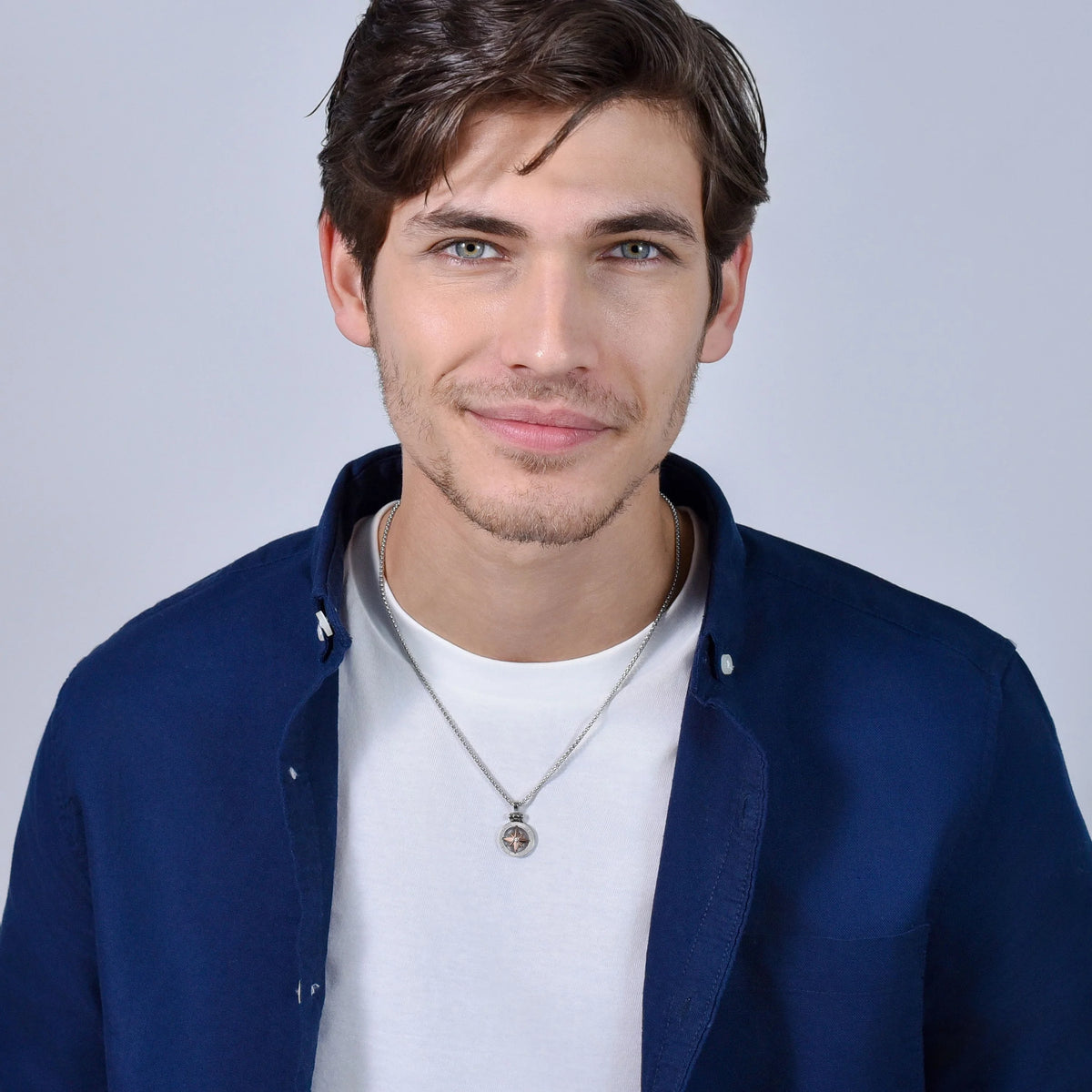 Collana in acciaio Luca Barra-CA494