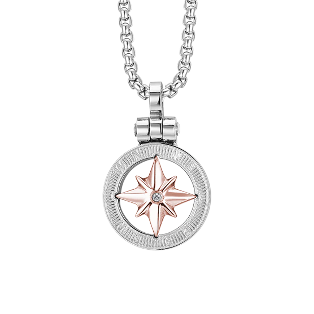 Collana in acciaio Luca Barra-CA494