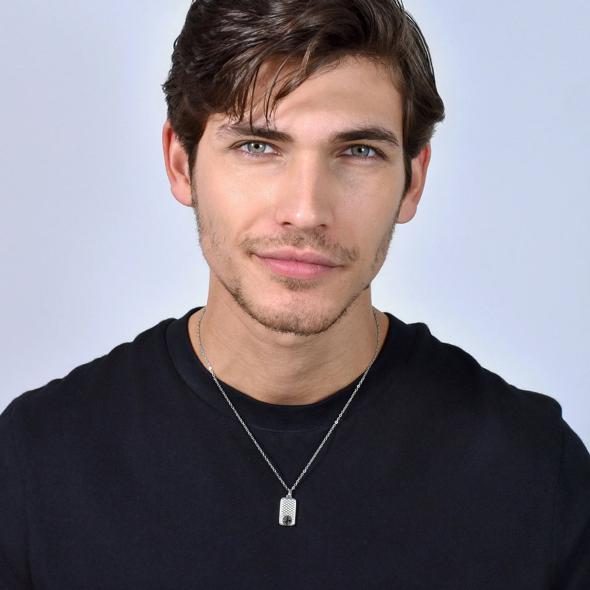 Collana in acciaio Luca Barra-CA495