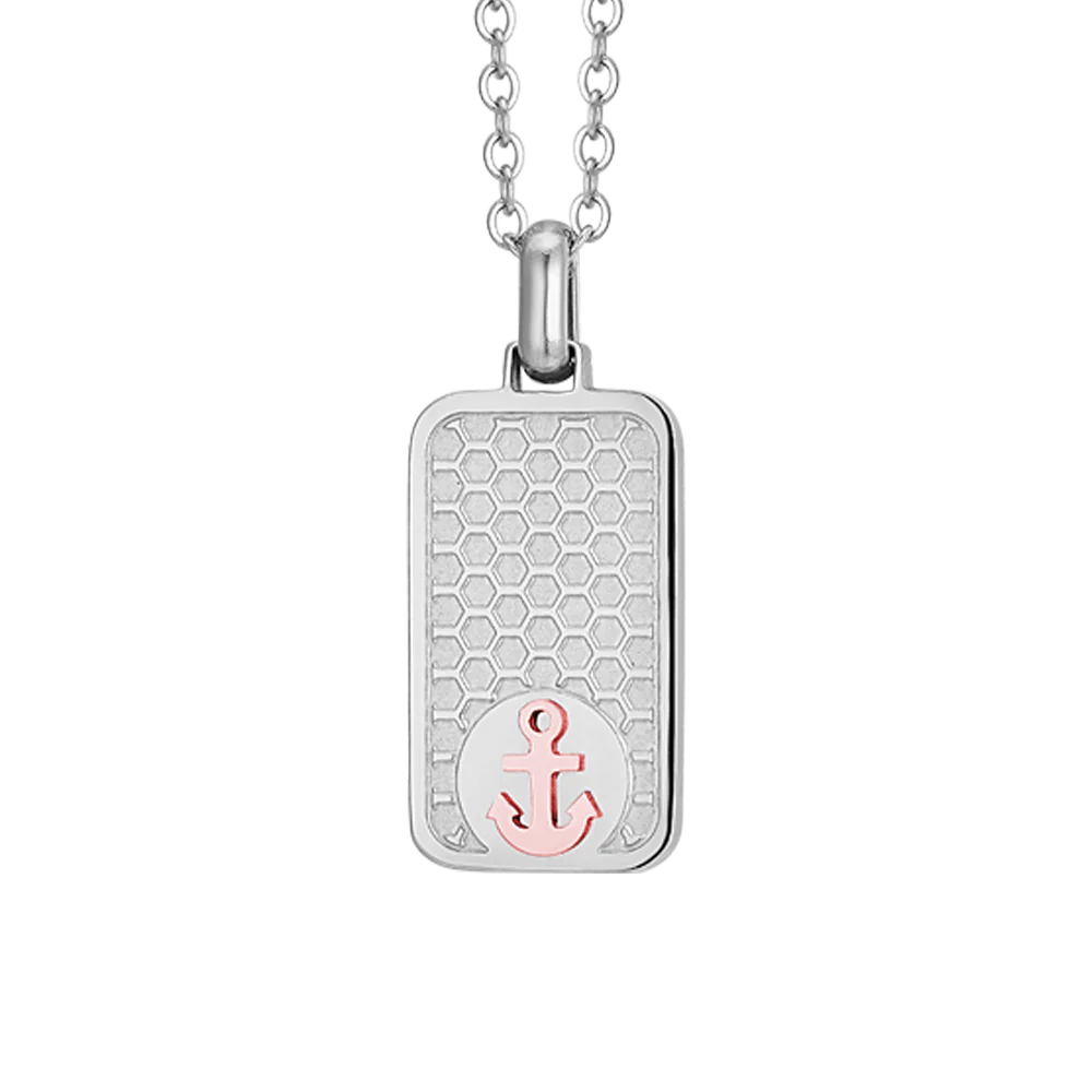 Collana in acciaio Luca Barra-CA496