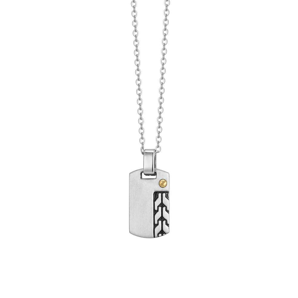 Collana in acciaio Luca Barra-CA497