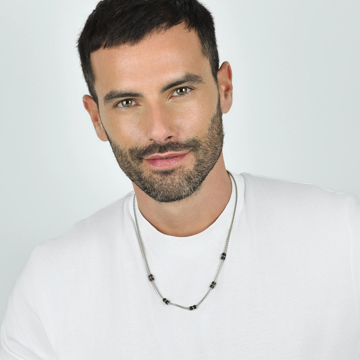 Collana in acciaio Luca Barra-CL320
