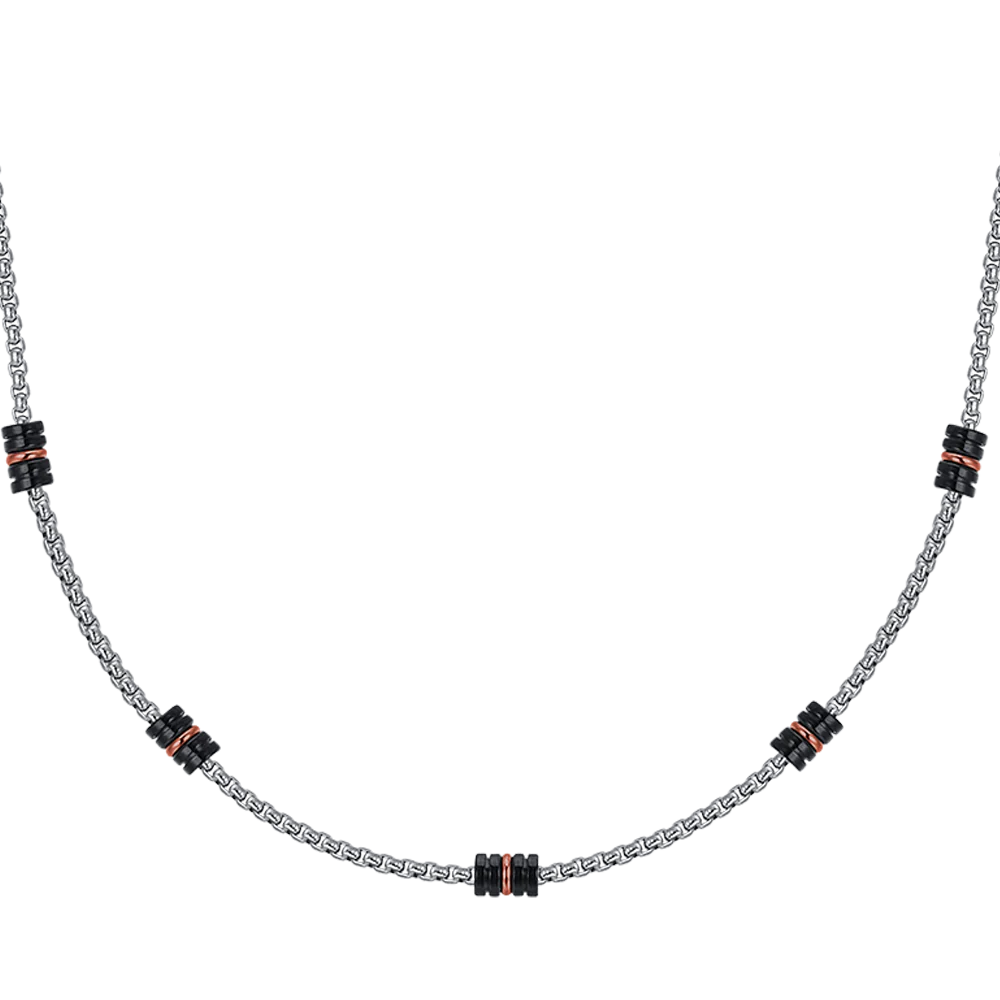 Collana in acciaio Luca Barra-CL320