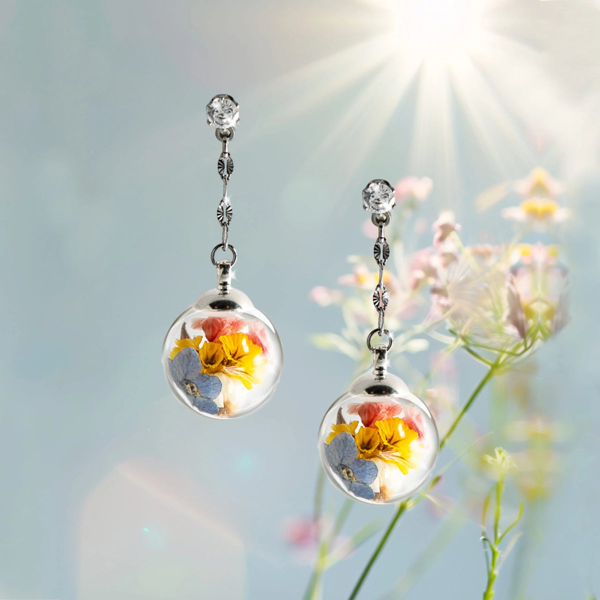 Orecchini in Acciaio Mad Tea collezione: Il giardino dei desideri - FIORI DI CAMPO - GDO010