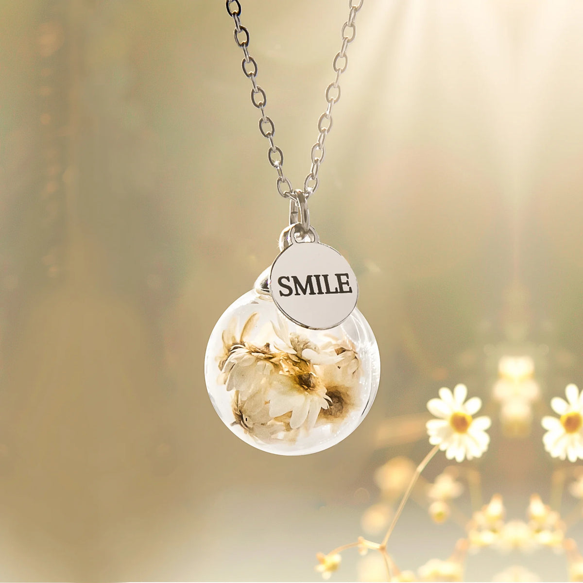 Collana in Acciaio Mad Tea collezione: Il giardino dei desideri - MARGHERITA - GDC001