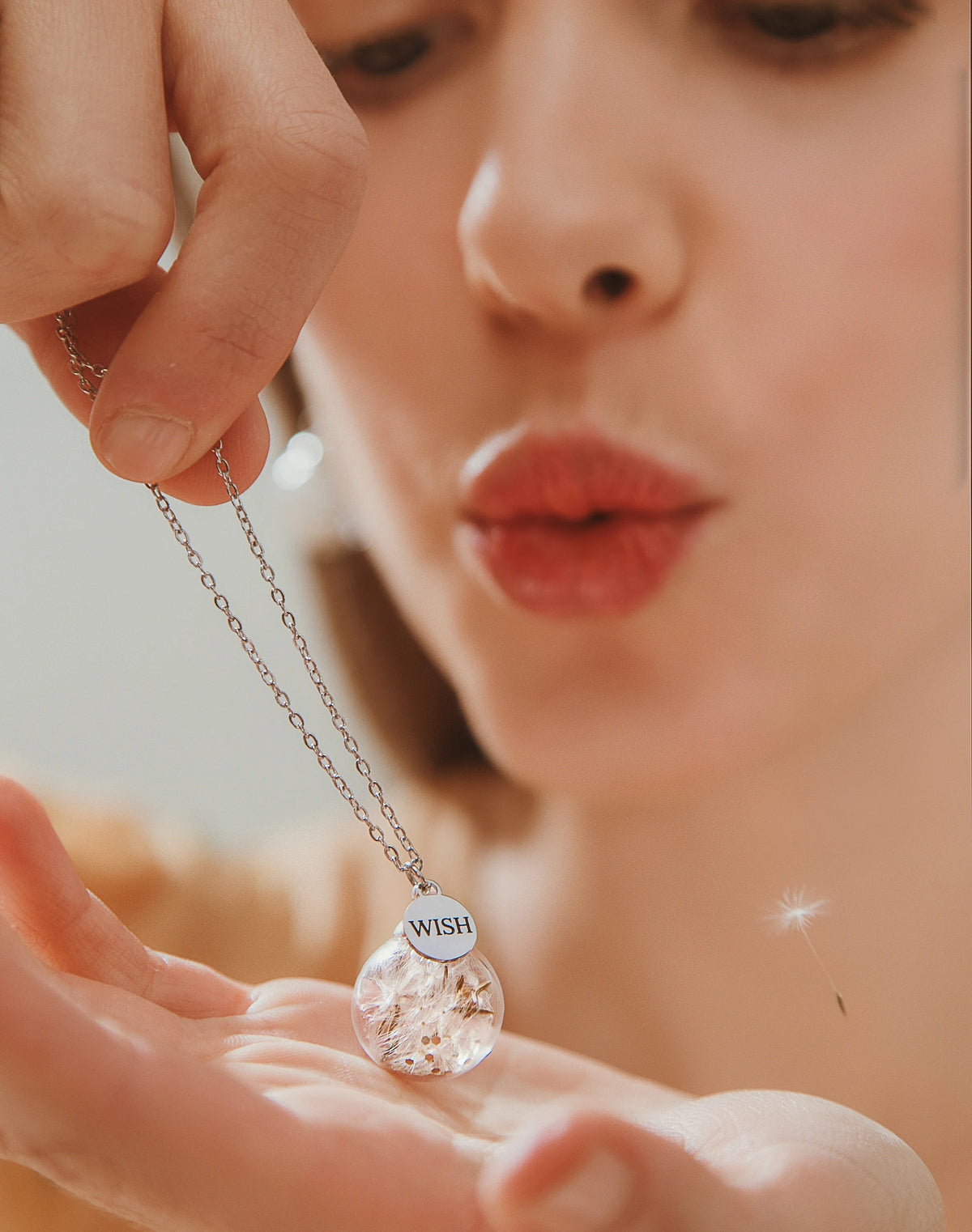 Collana in Acciaio Mad Tea collezione: Il giardino dei desideri - SOFFIONE - GDC005