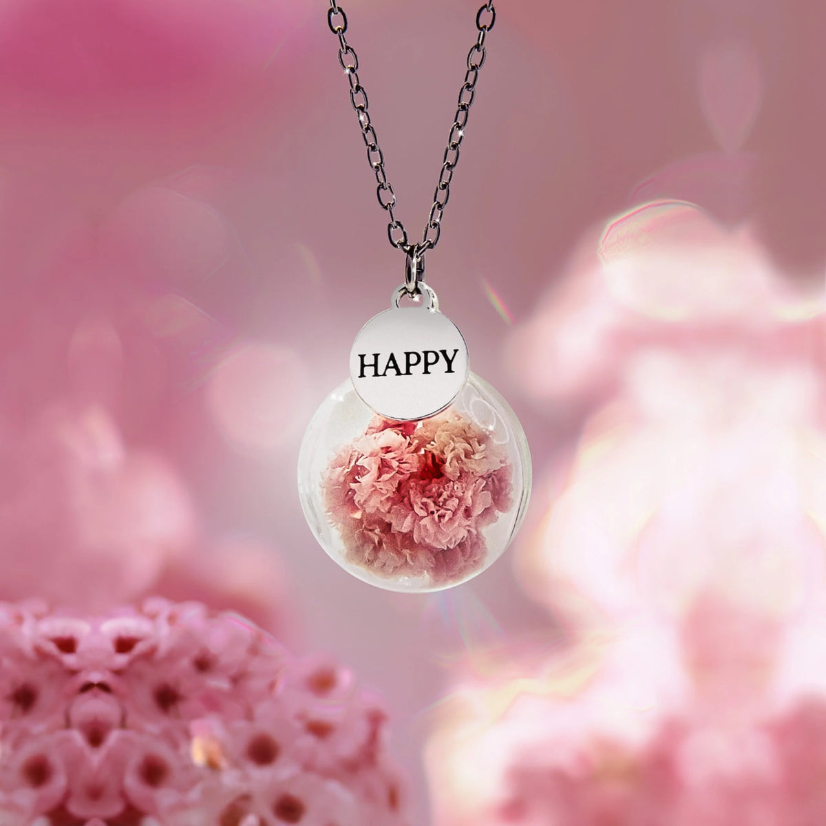 Collana in Acciaio Mad Tea collezione: Il giardino dei desideri - GYPSOPHILA - GDC008