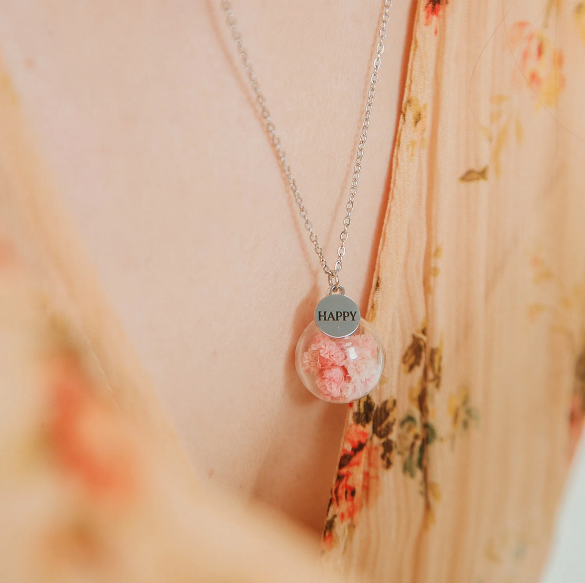 Collana in Acciaio Mad Tea collezione: Il giardino dei desideri - GYPSOPHILA - GDC008