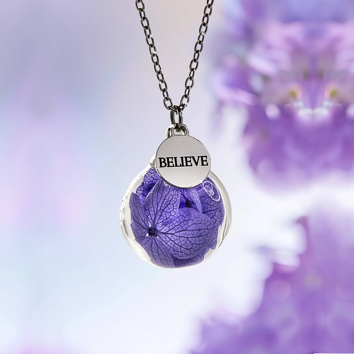 Collana in Acciaio Mad Tea collezione: Il giardino dei desideri - ORTENSIA - GDC009