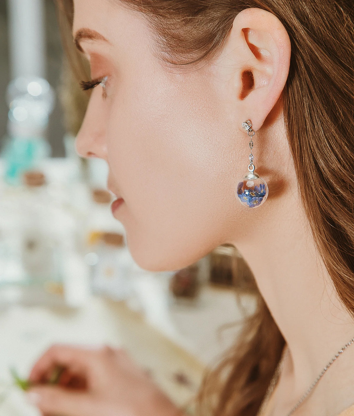 Orecchini in Acciaio Mad Tea collezione: Il giardino dei desideri - NON TI SCORDAR DI ME - GDO003