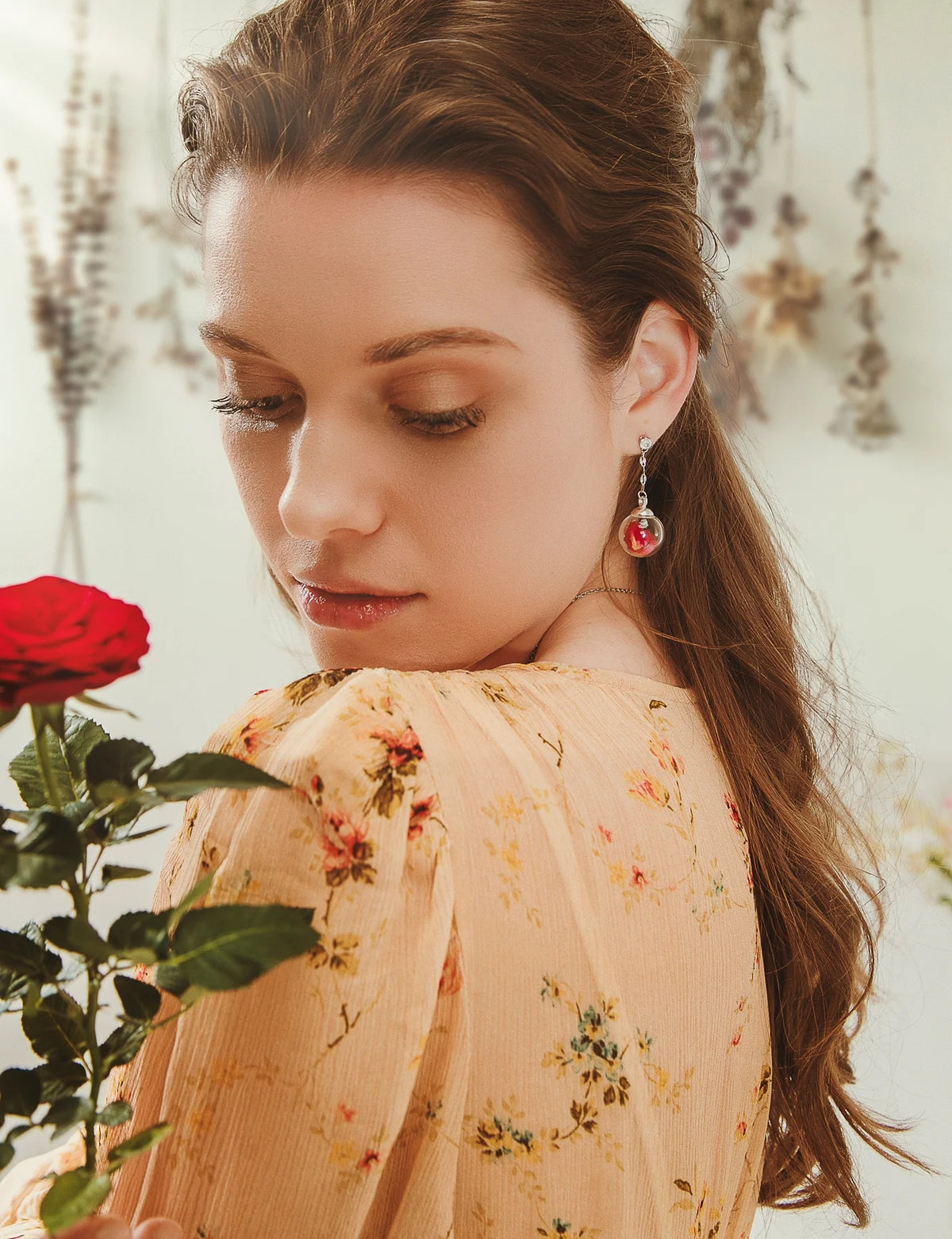 Orecchini in Acciaio Mad Tea collezione: Il giardino dei desideri - ROSA - GDO006